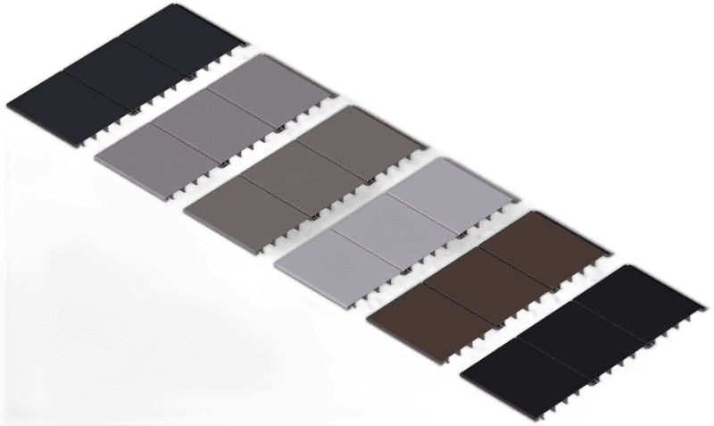 One-clad aluminium soffit cladding profile for balconies